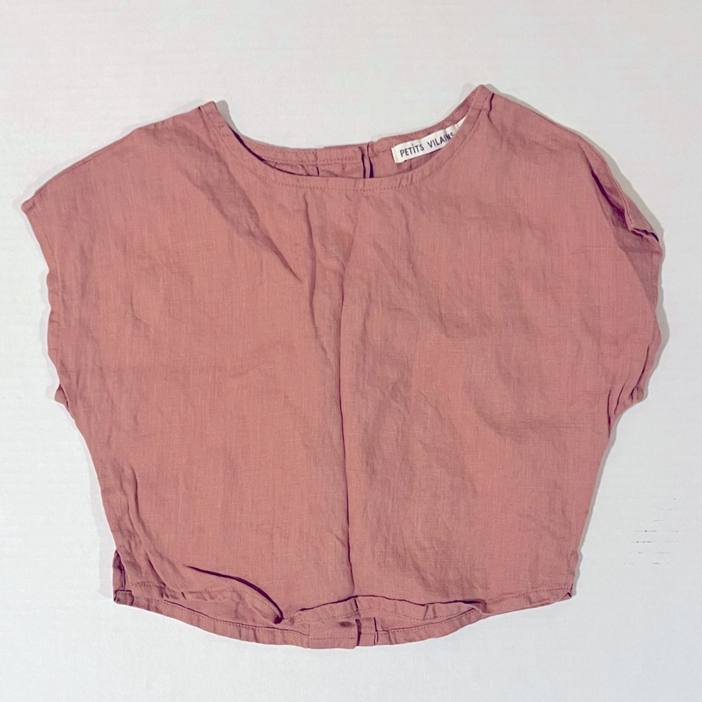 Petits Vilains Lou Linen Shell top